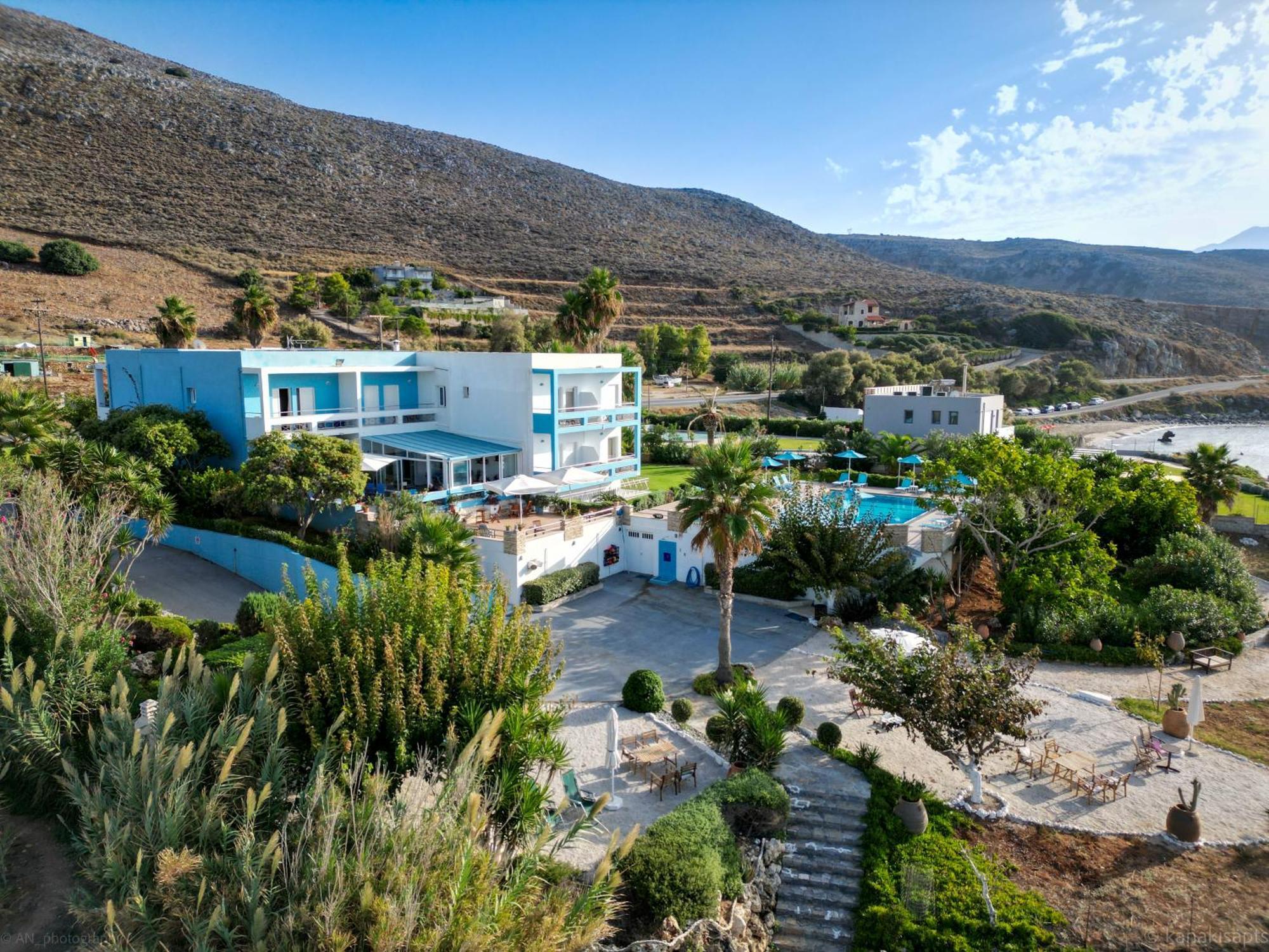 Kanakis Blue Beach Apartments Petres  Exterior photo